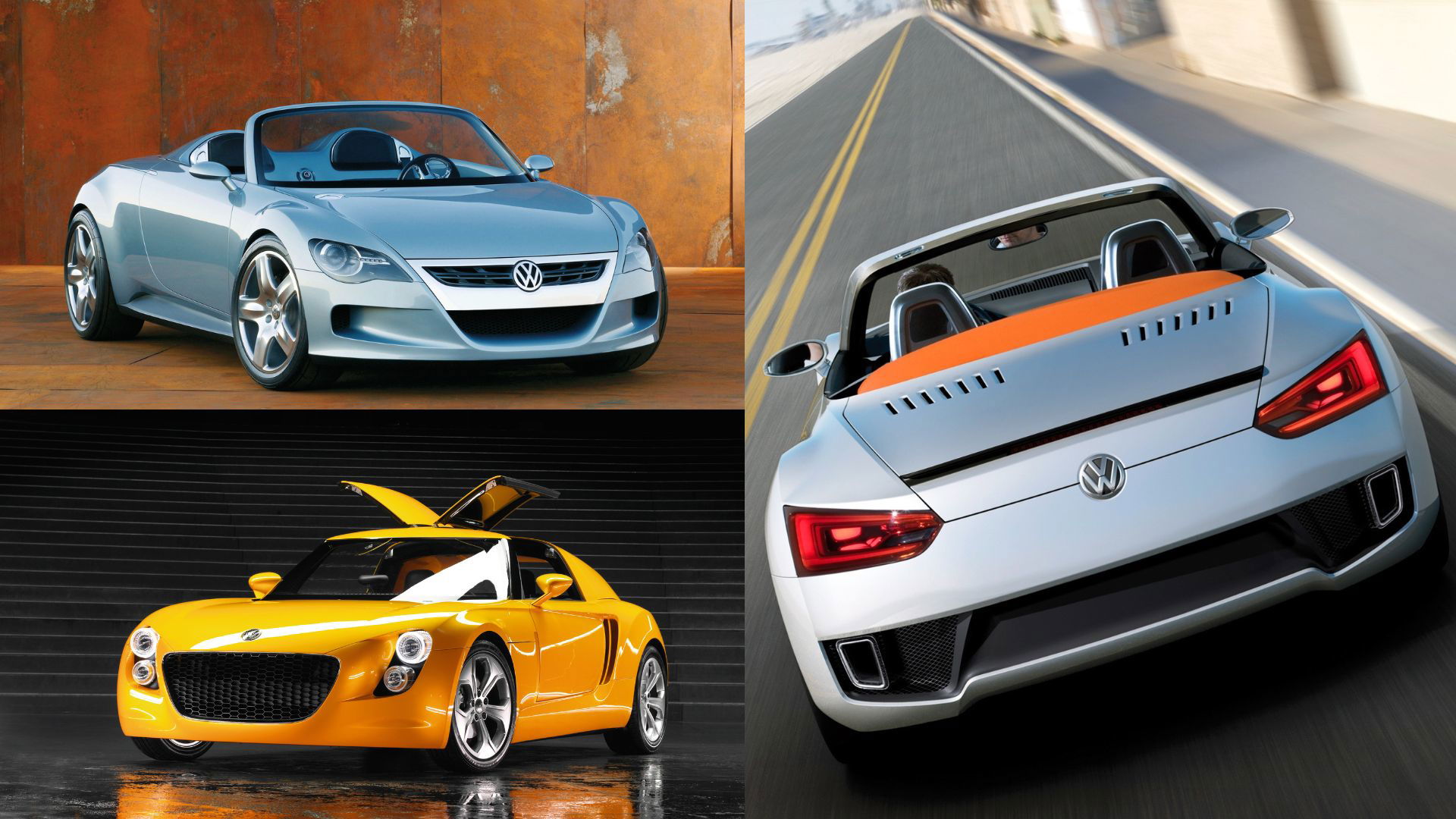 Volkswagen Concept R, EcoRacer and Bluesport